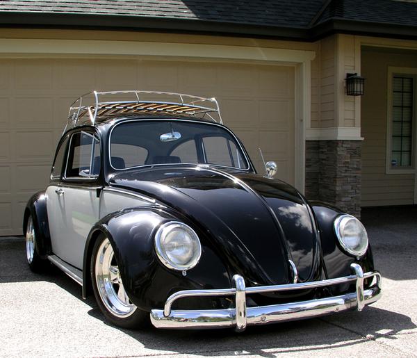 I think older Bugs are cool when the fenders are chopped off